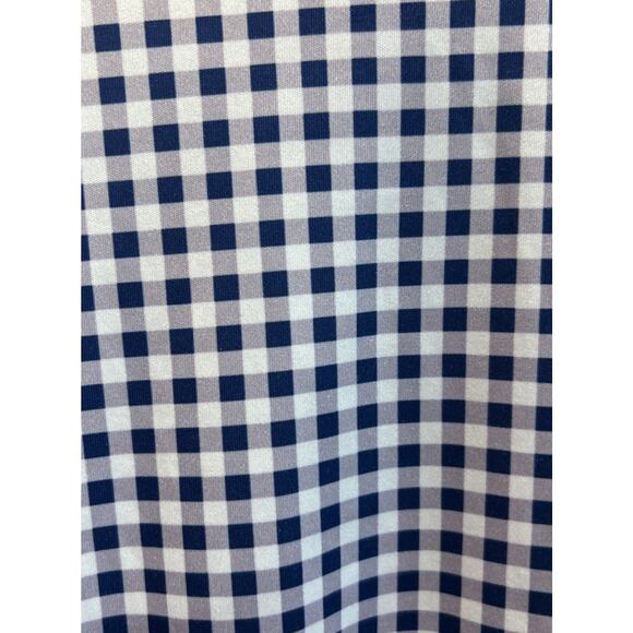 Men's Blue Checkered Polo Shirt - Picture 5 of 5